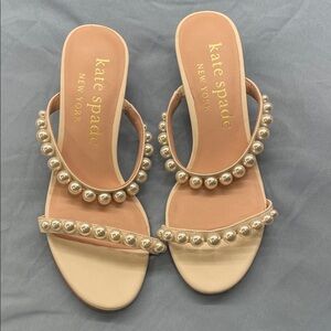 kate spade Pearl Adorned Sandals